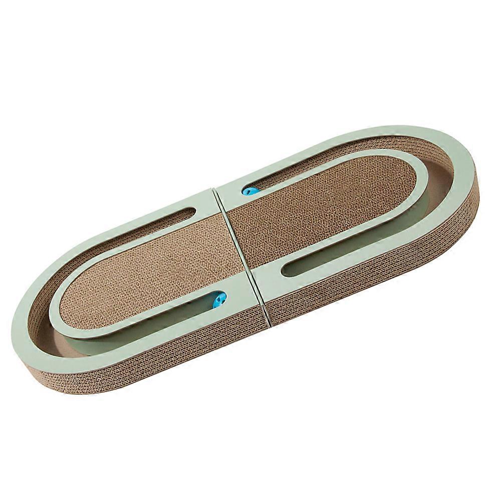 Hemoton Ball Track Kitten Scratcher 1 Set Folding Scratching Post Cat Scratching Board
