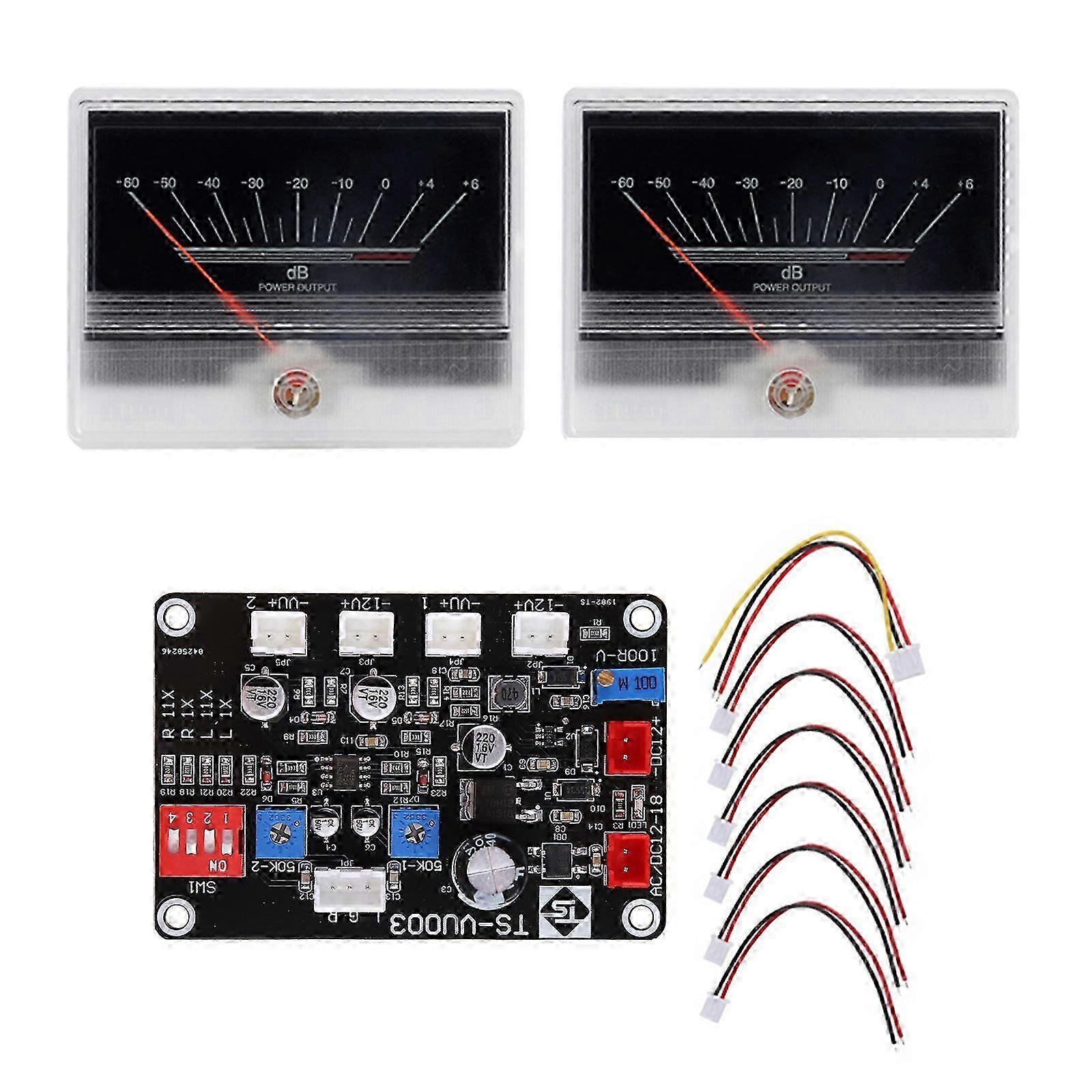 DB Amplifier Level Audio Meter with Backlight for DIY Home Audio TS-DB90A-2Q