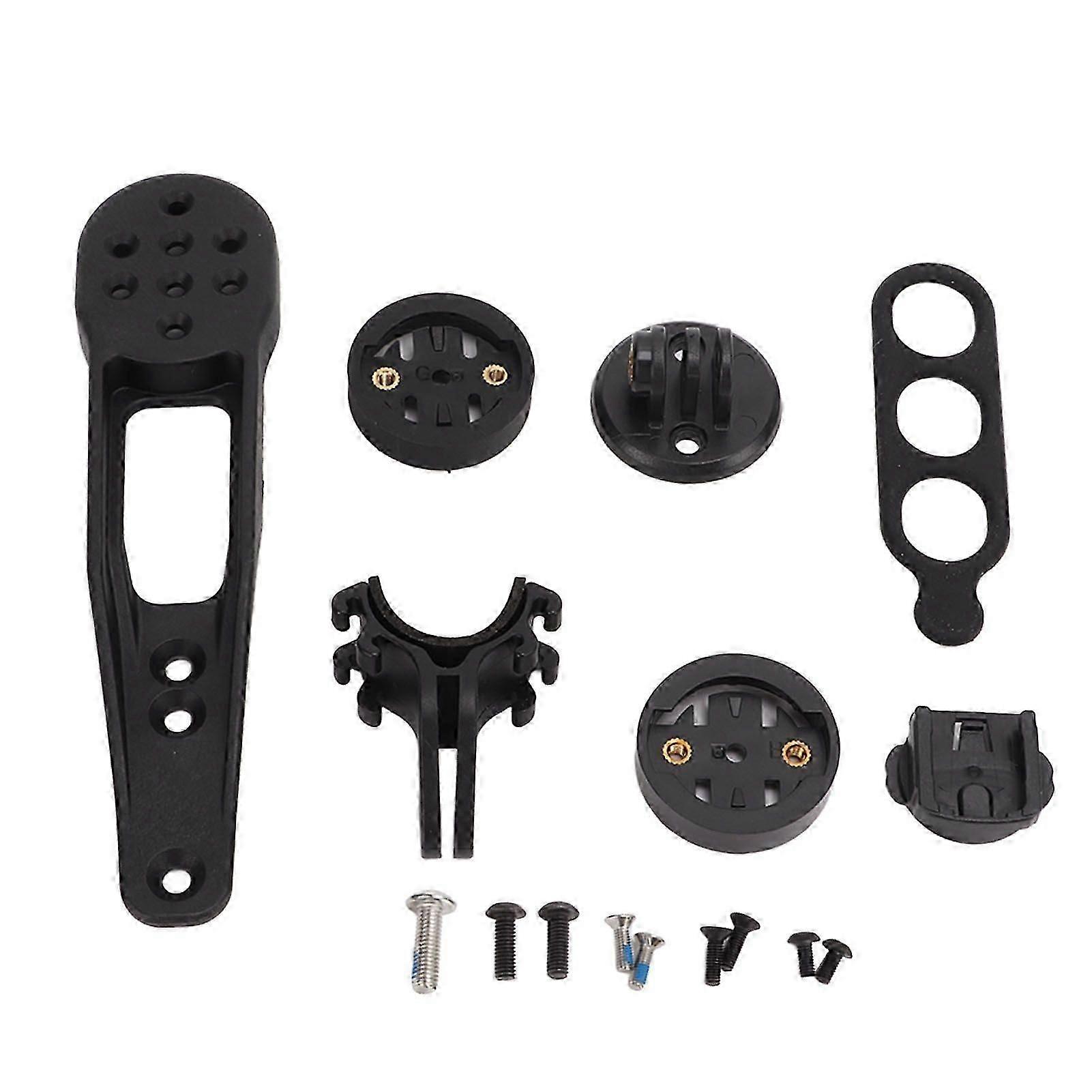 Bicycle Computers Extension Bracket Good Fixation Rust Resistant Bike Computer Mount Holder for Mountain Road Bikes)