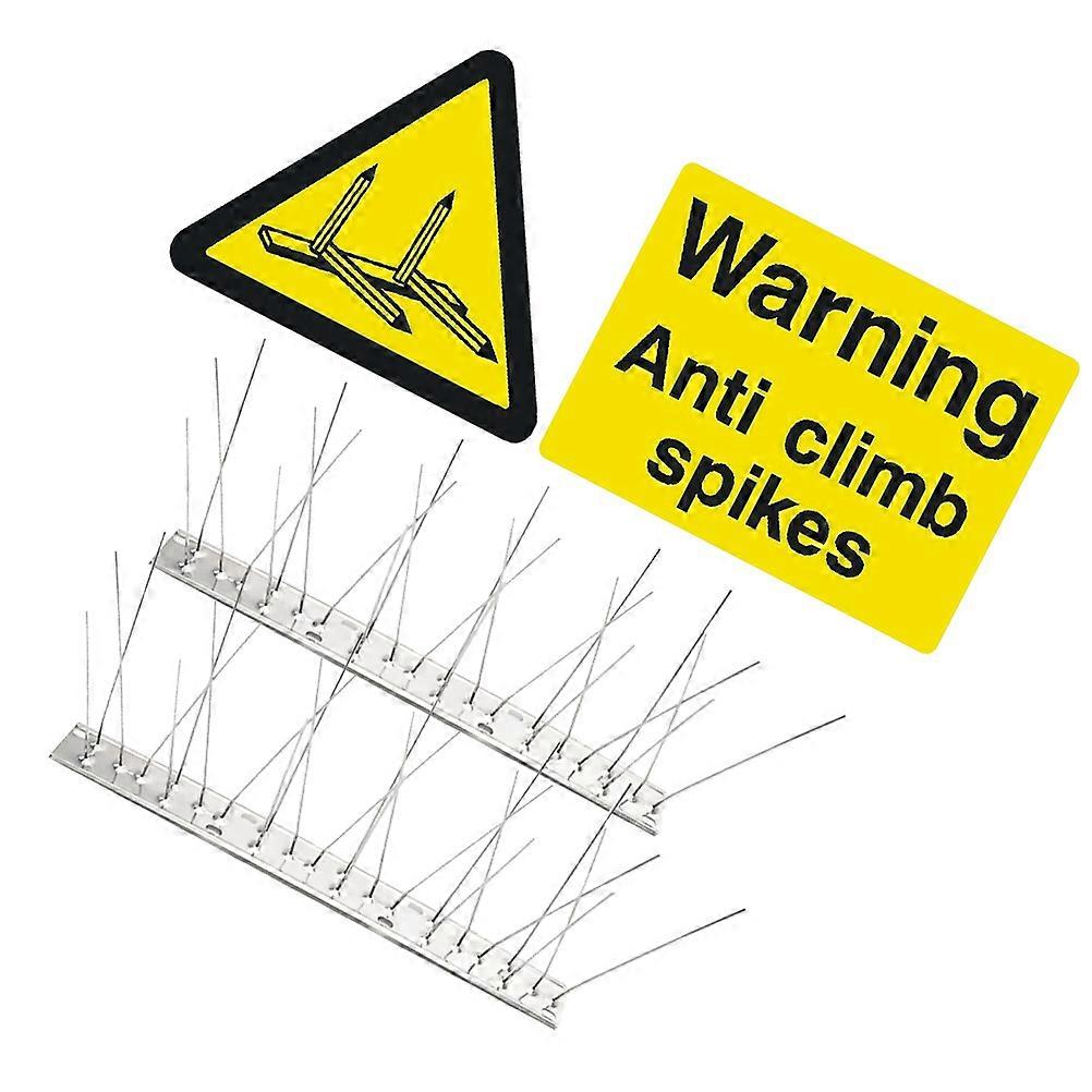 Stainless Steel Pigeon Spike Bird Thorn Set Perfect for Crop Protection Building Protection Garden Assorted Color with 1 Set