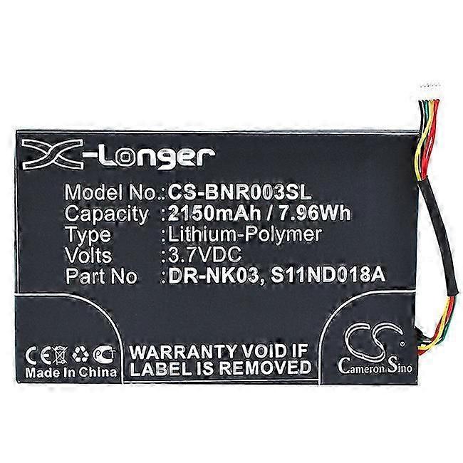 Cameron Sino 2150mAh Battery For Barnes & Noble Nook Simple Touch BNRV300 Simple Touch 6" BNTV350 DR-NK03 MLP305787 S11ND018A