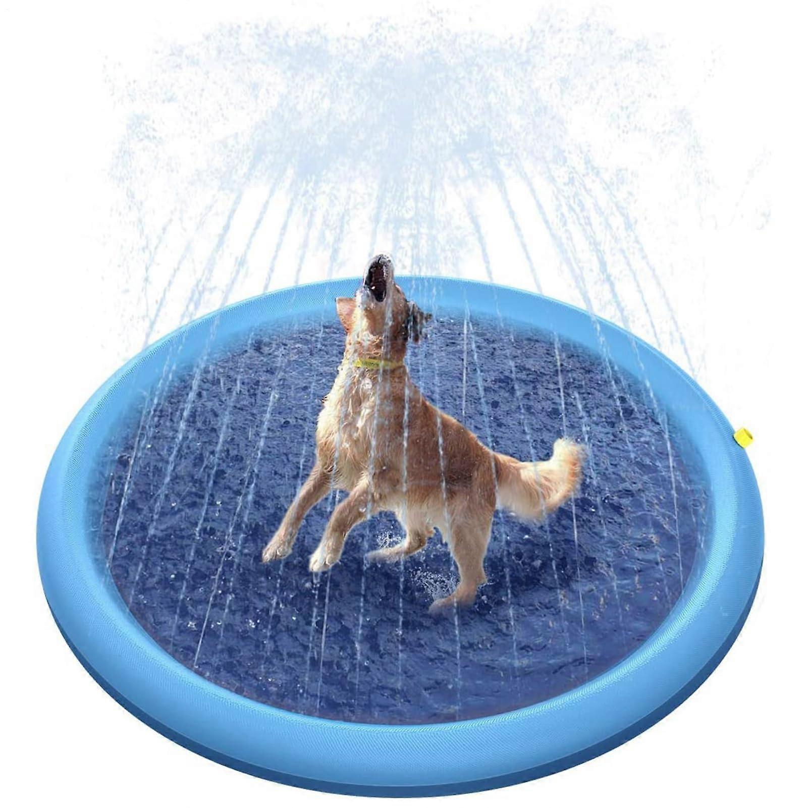 Sprinkler Pad For Backyard Lawn - Safe, Durable PVC Splash Pad For Kids And Pets, Standard Size