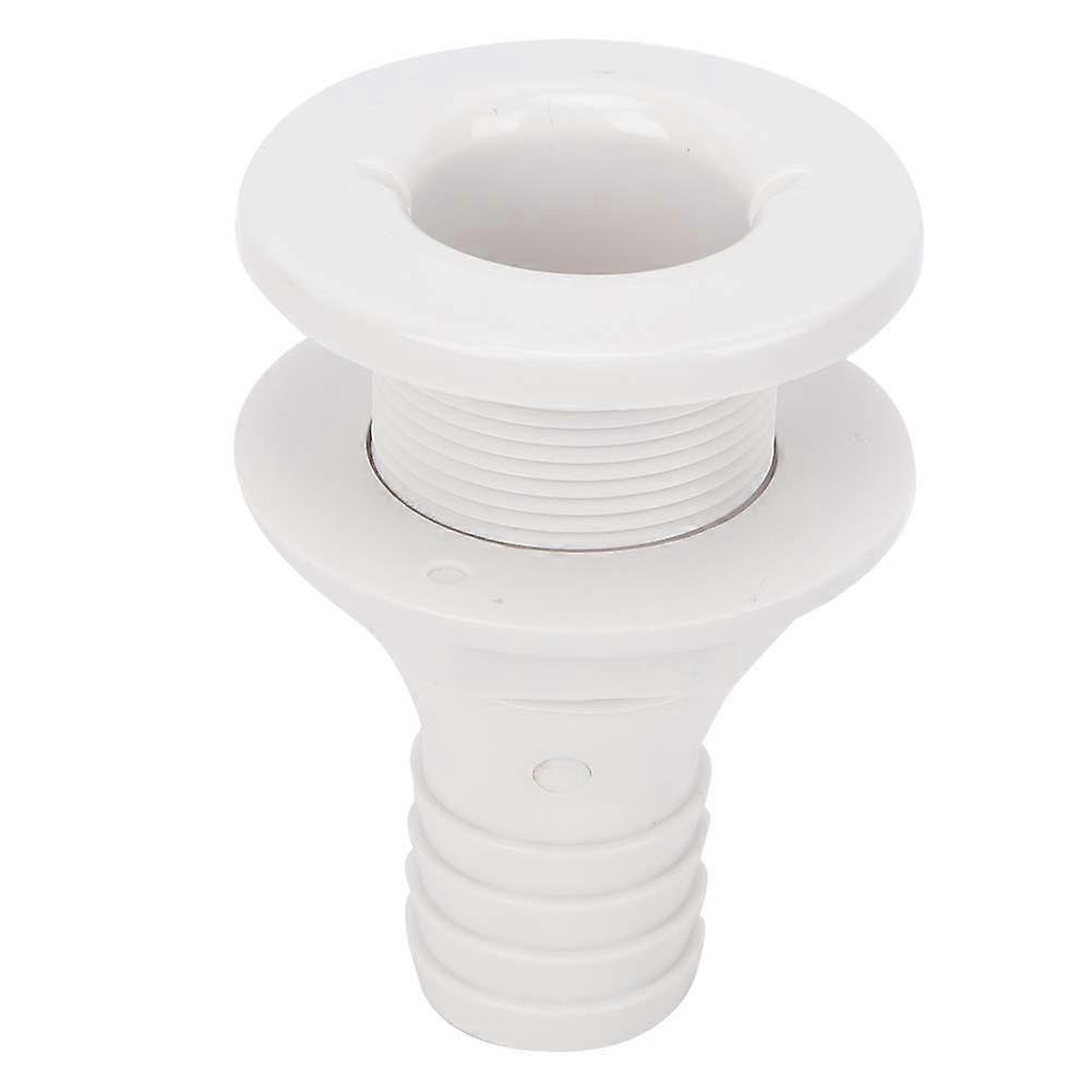 Overflow Drain Tube for Boats, 1-1/4 Inch ABS Plastic Scuppers Compatible with Boat Floor Drain Systems