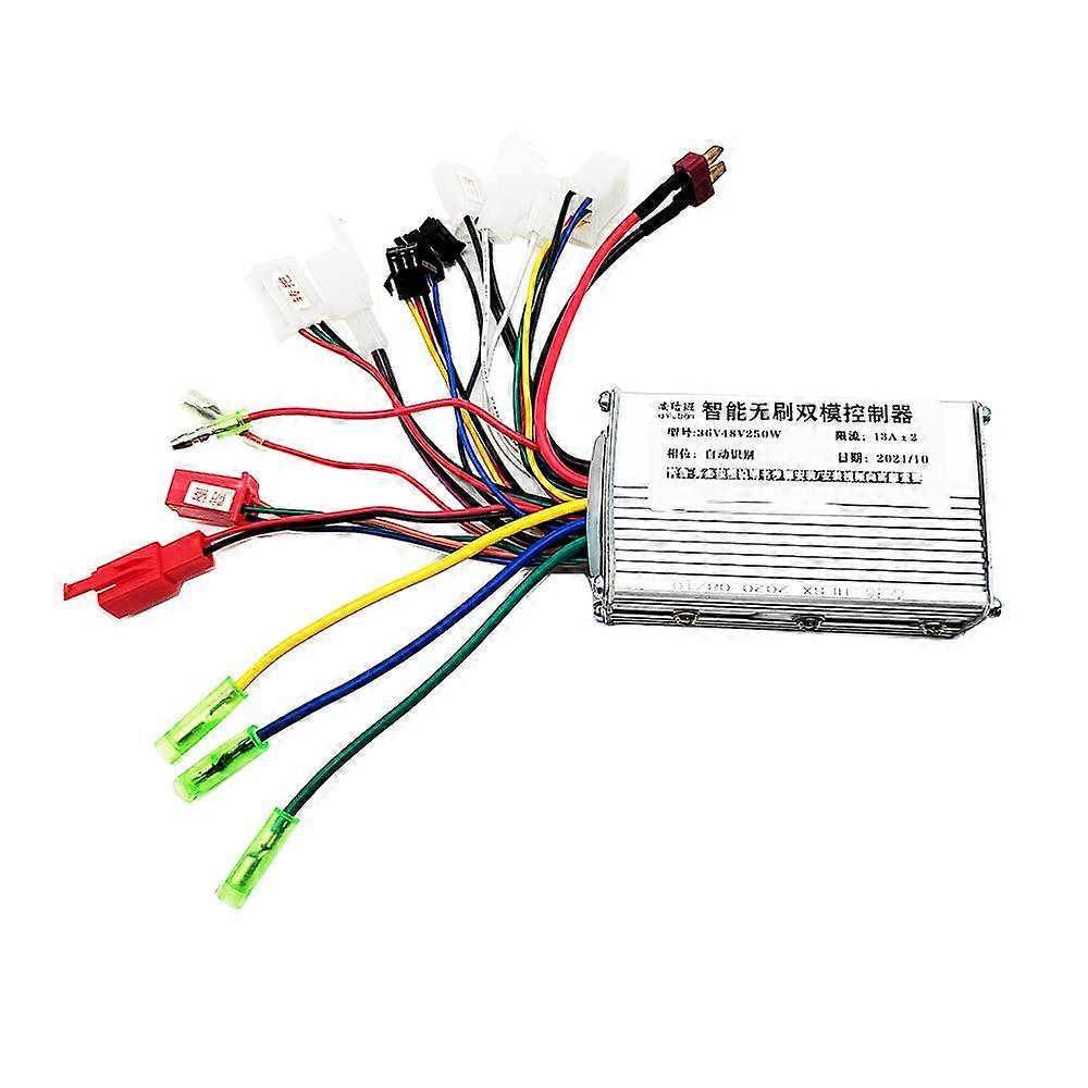 EBike Controller Electric Bicycle Scooter 3 6V 48V 250W Dual Mode Brushless DC Motor Controller Battery Interface Brushed Motor Controller