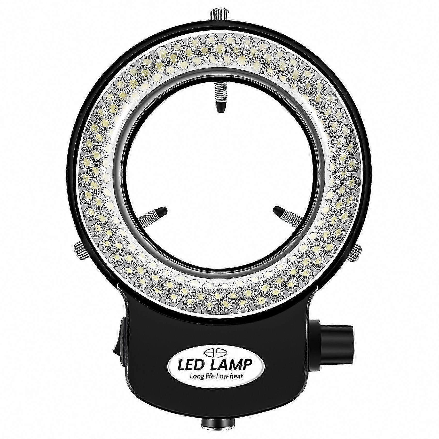 144 LED MiniScope Ring Light - 0-100% Adjustable Lighting for Microscopes