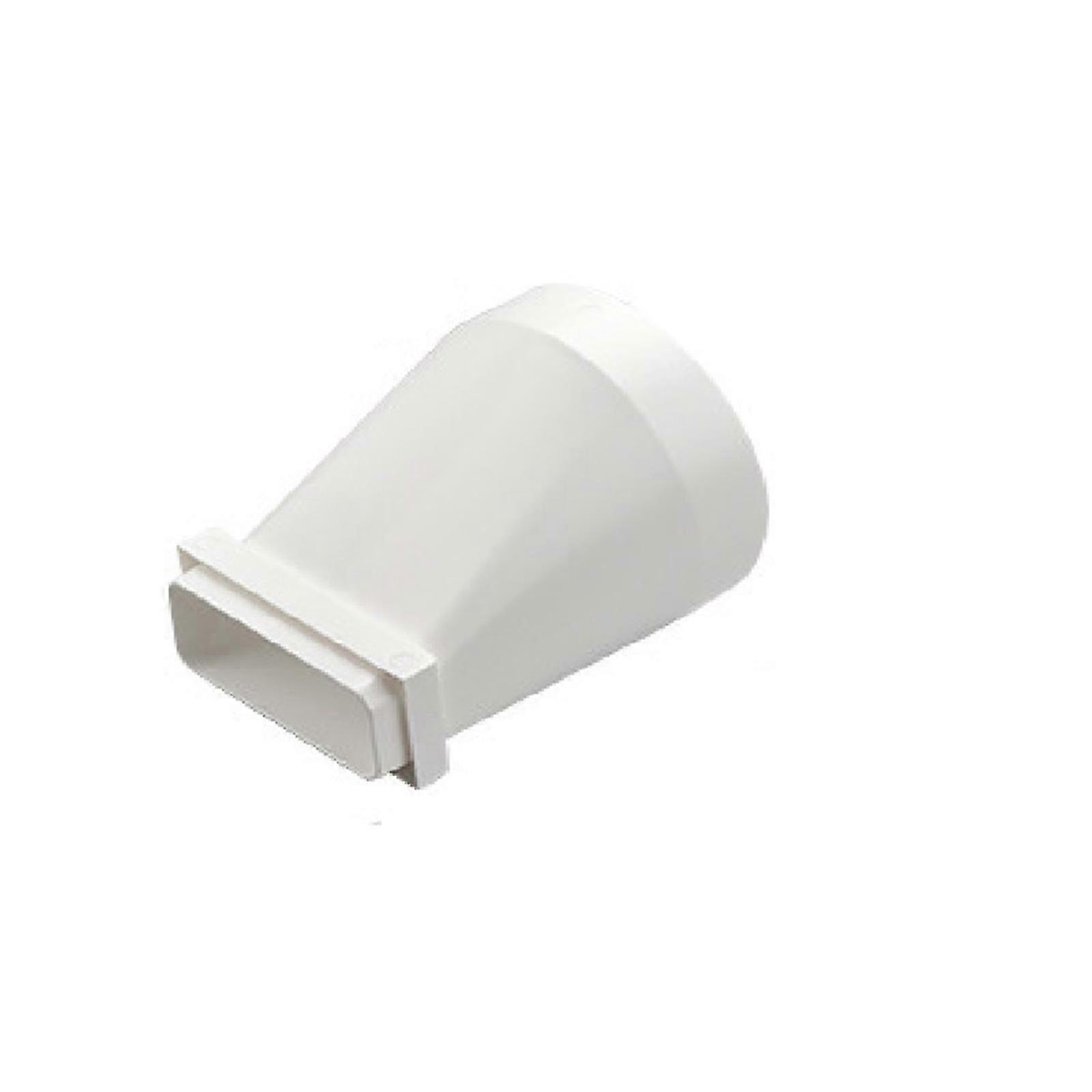 Flat Ducting Adaptors to Round Converter Dryer Vents Hose Adapters Rectangular to Round St