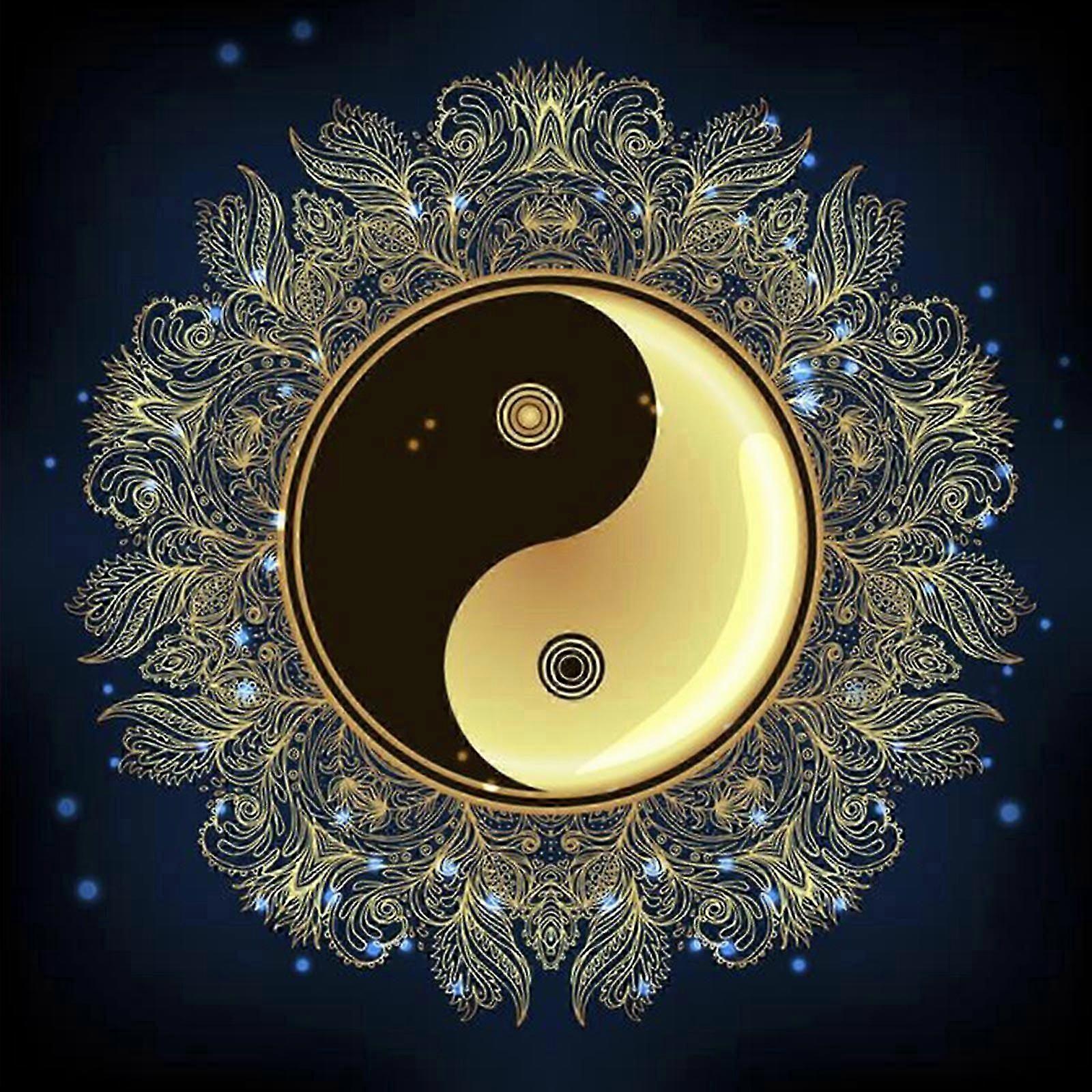 Tarot Card Tablecloth Altars Cloth TaiChi Pattern Astrologys Tablecloth