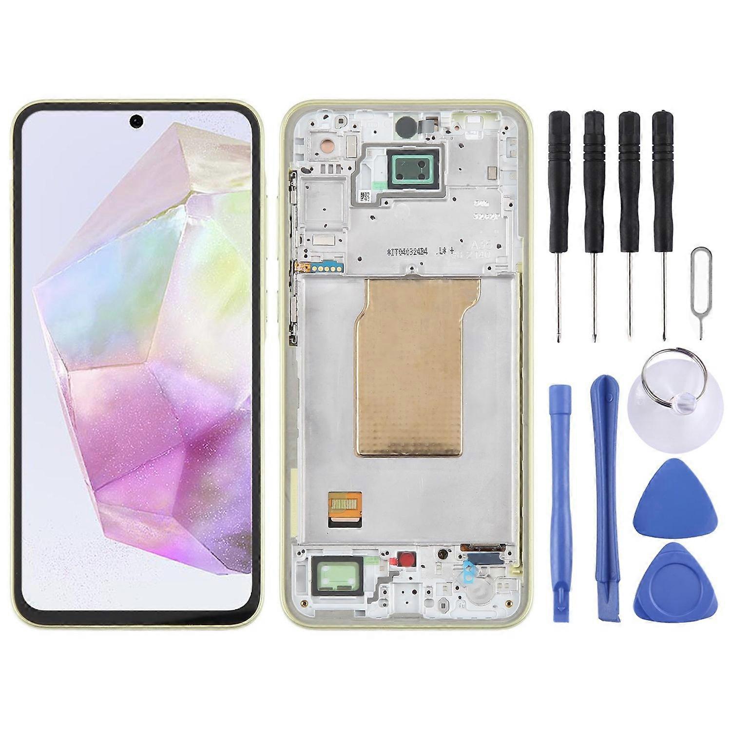 For Samsung Galaxy A35 SM-A356B OLED LCD Screen with Frame