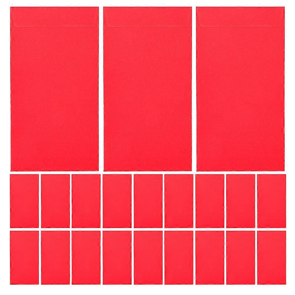 Money Folder for Cash Saving Traditional Vintage Design Envelopes for Festivals Weddings Red Paper Holding Cash 50Pcs