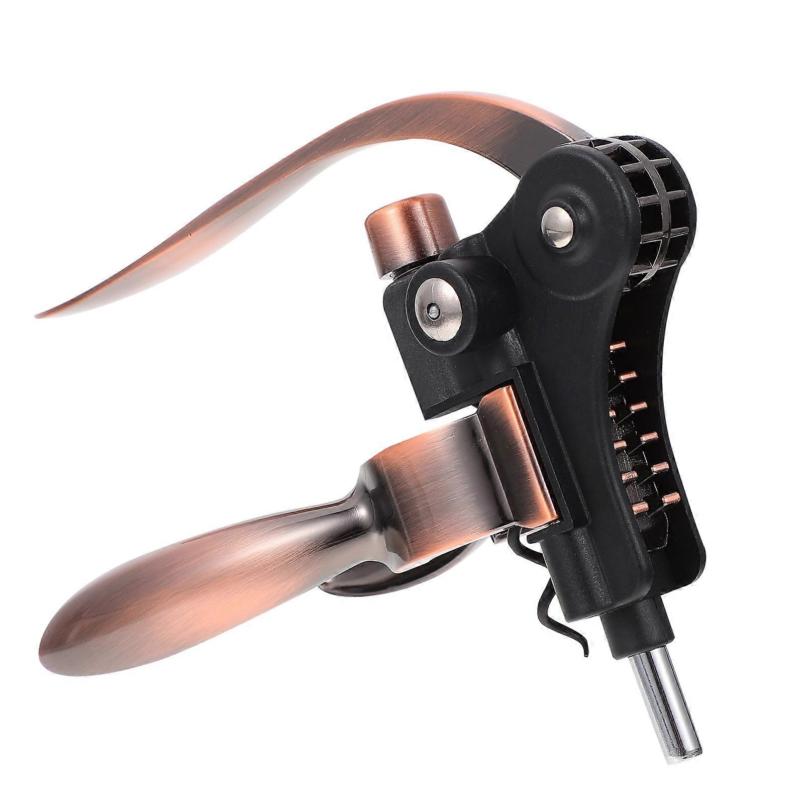 Waiters Corkscrew Kitchen Tools Black Alloy Material Opening Wine Bottles 1 Set