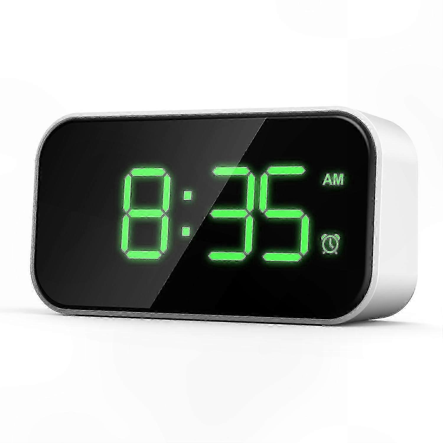 LED Digital Alarm Clock with Adjustable Brightness, Snooze Function for Bedroom Use