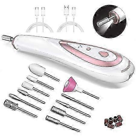 Electric Nail File with 3 Adjustable Speeds for Professional & Home Manicure