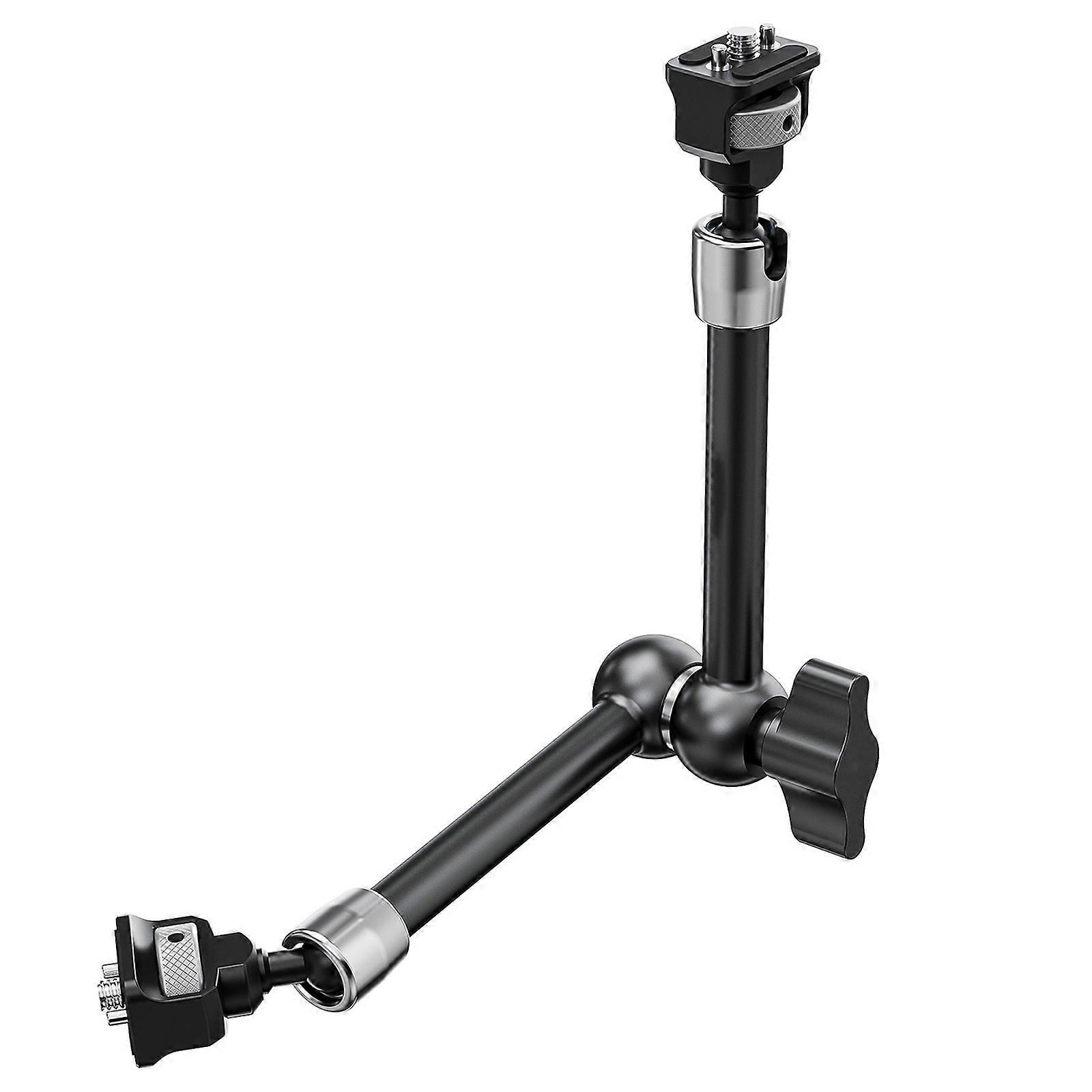 Articulating Arm with 360 Degree Ball Head Locating Pin for Camera Monitor Mount with 1/4inch Screw for DSLR Multicolor