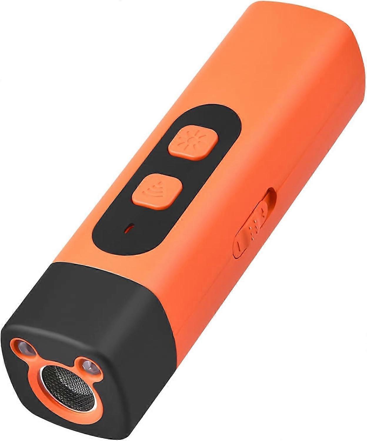 Anti Barking Device for Dogs Portable Dog Bark Deterrent Device with LED Flashlight for Outdoor,for Small Medium Large Dog