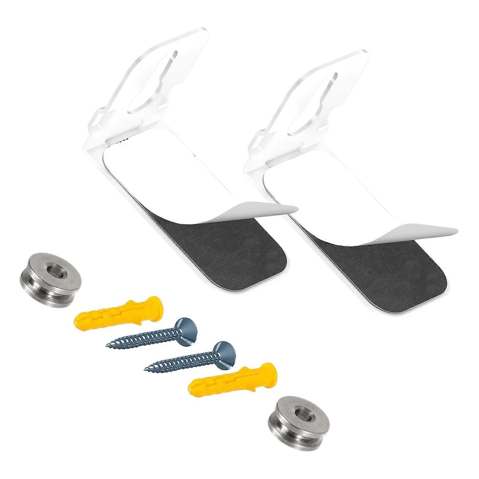 Space Saving Speaker Mounting Kit for Soundbars Up To 20lbs Easy Installation On Various Wall White Multicolor