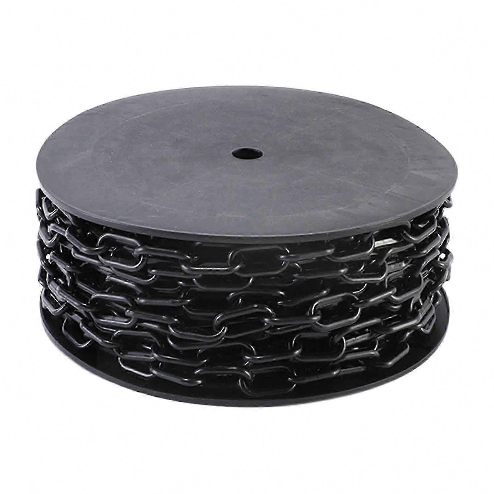 High Visibility Safety Barrier Chain PP Plastic Easy Cut Caution Security for Parking Driveway Events