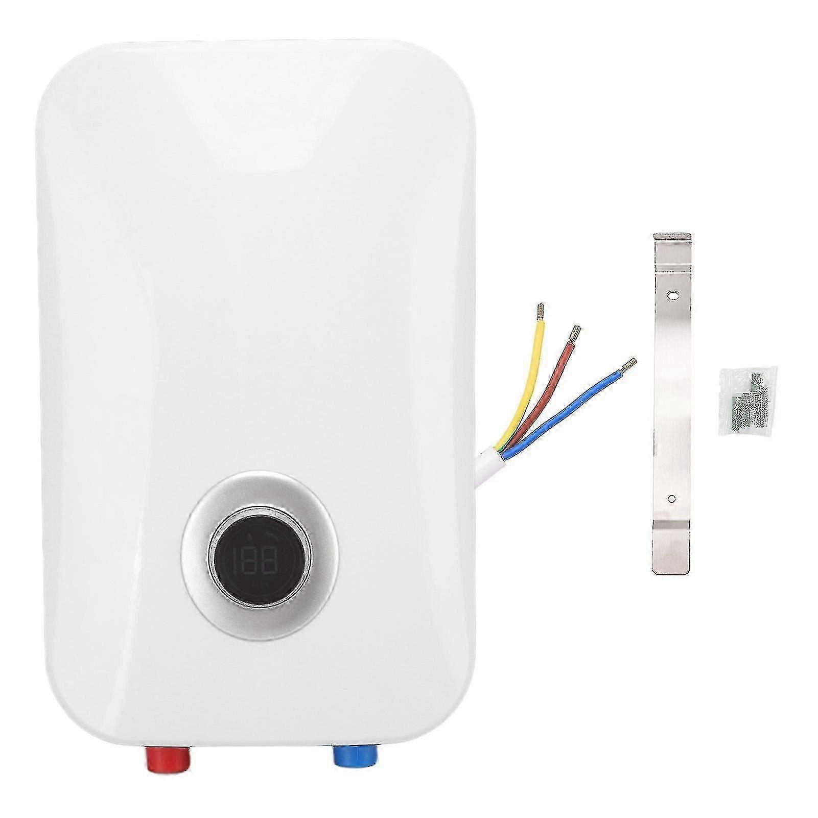 Instant water heater, stainless steel heating, intelligent temperature control, safe and easy to use
