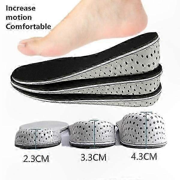 Height Boosting Memory Foam Insoles for Men and Women Shoe Cushion Inserts