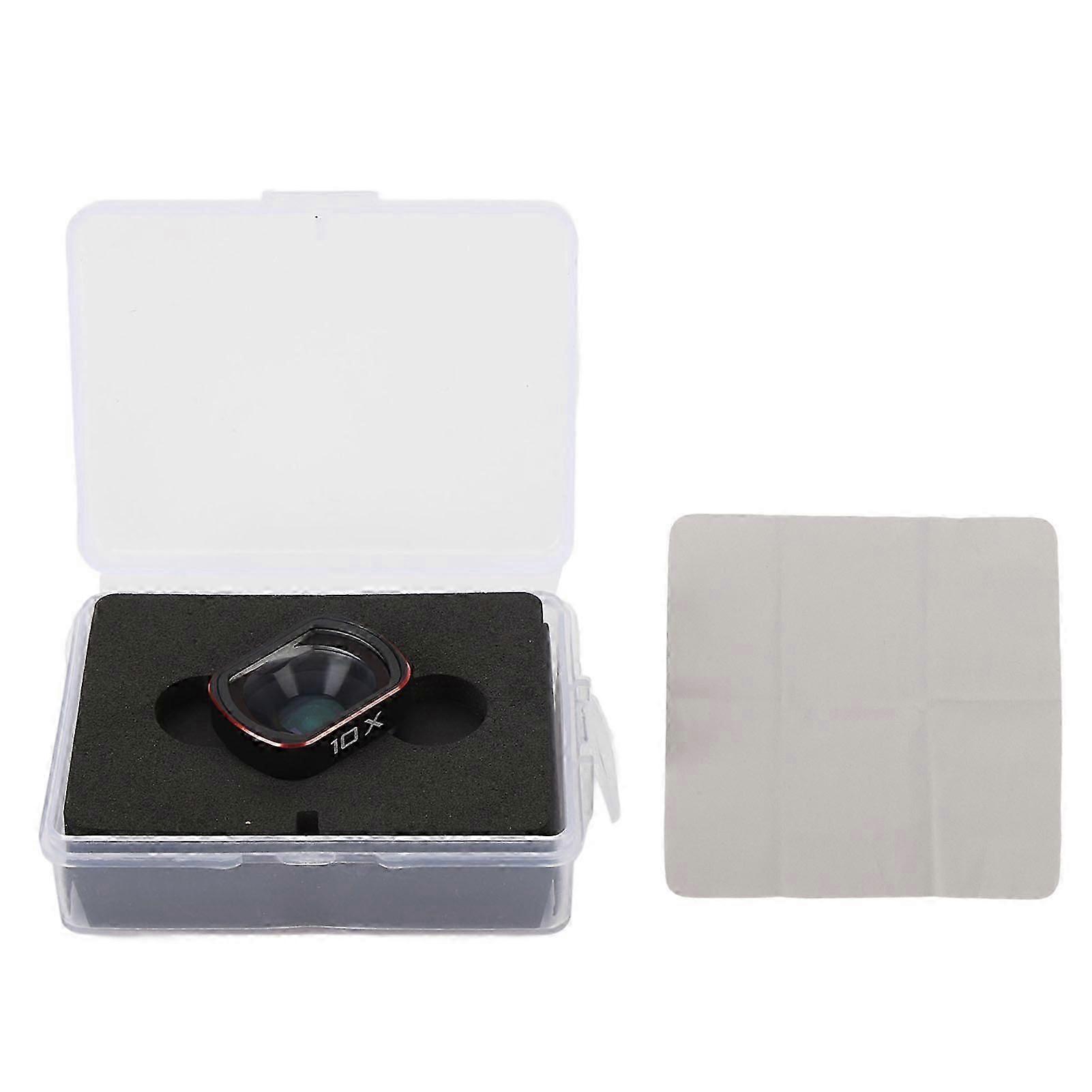 10X Macro Lens for Osmo Pocket 3: HD Clarity, Portable Design, Effortless Attachment