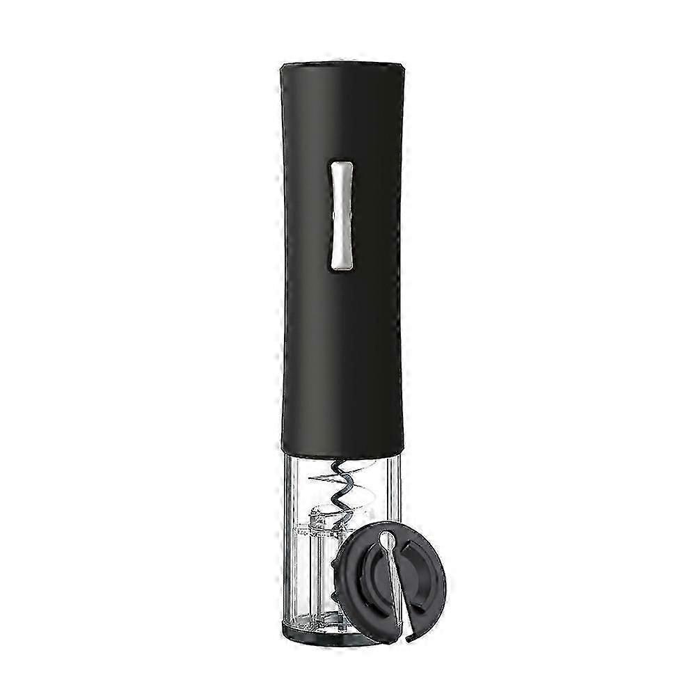 Electric Wine Bottle Opener Automatic Corkscrew with Foil Cutter, Compact Portable Design for Home & Bars (Red, Black)