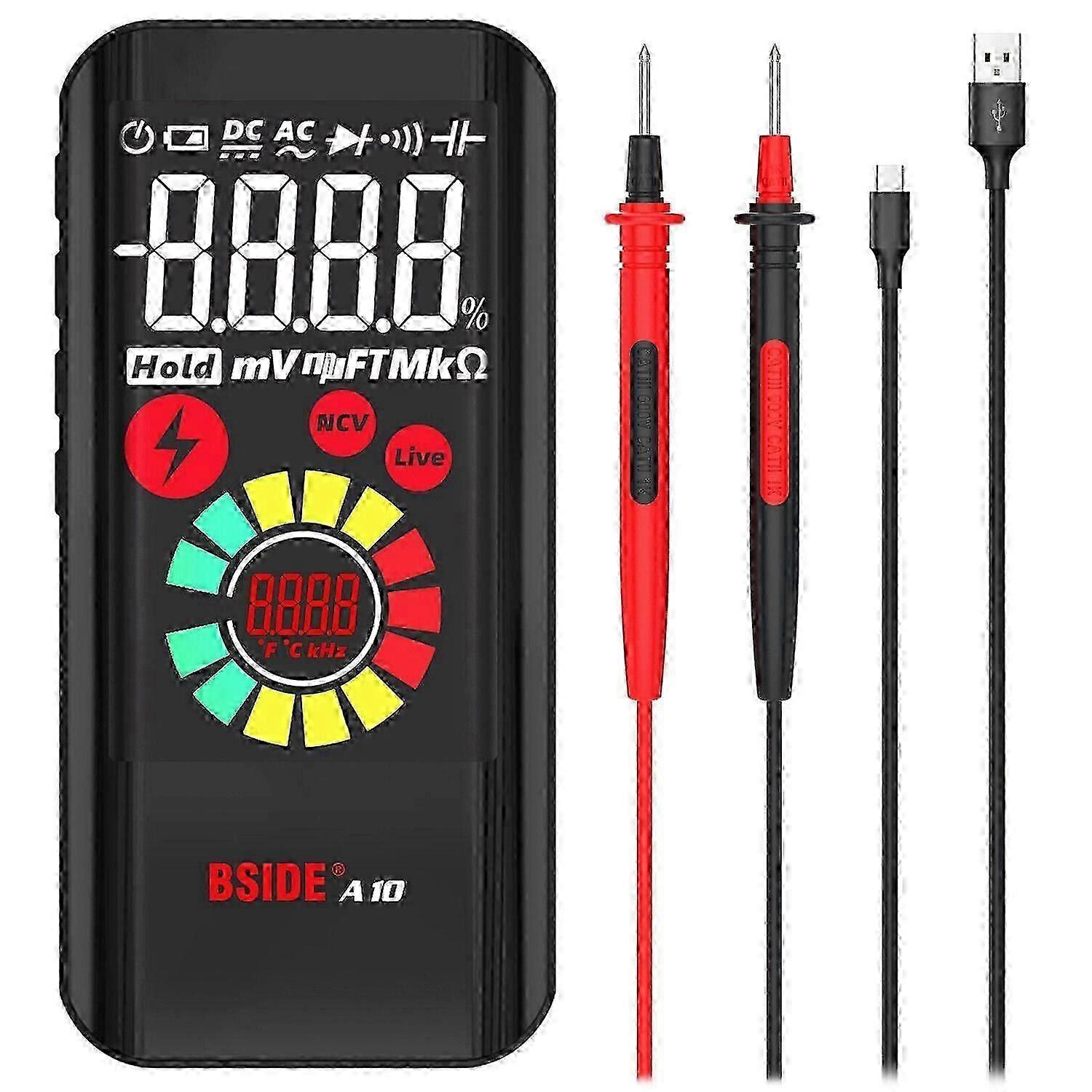 A10 Plne automatický inteligentný digitálny multimeter s ochranou proti spáleniu