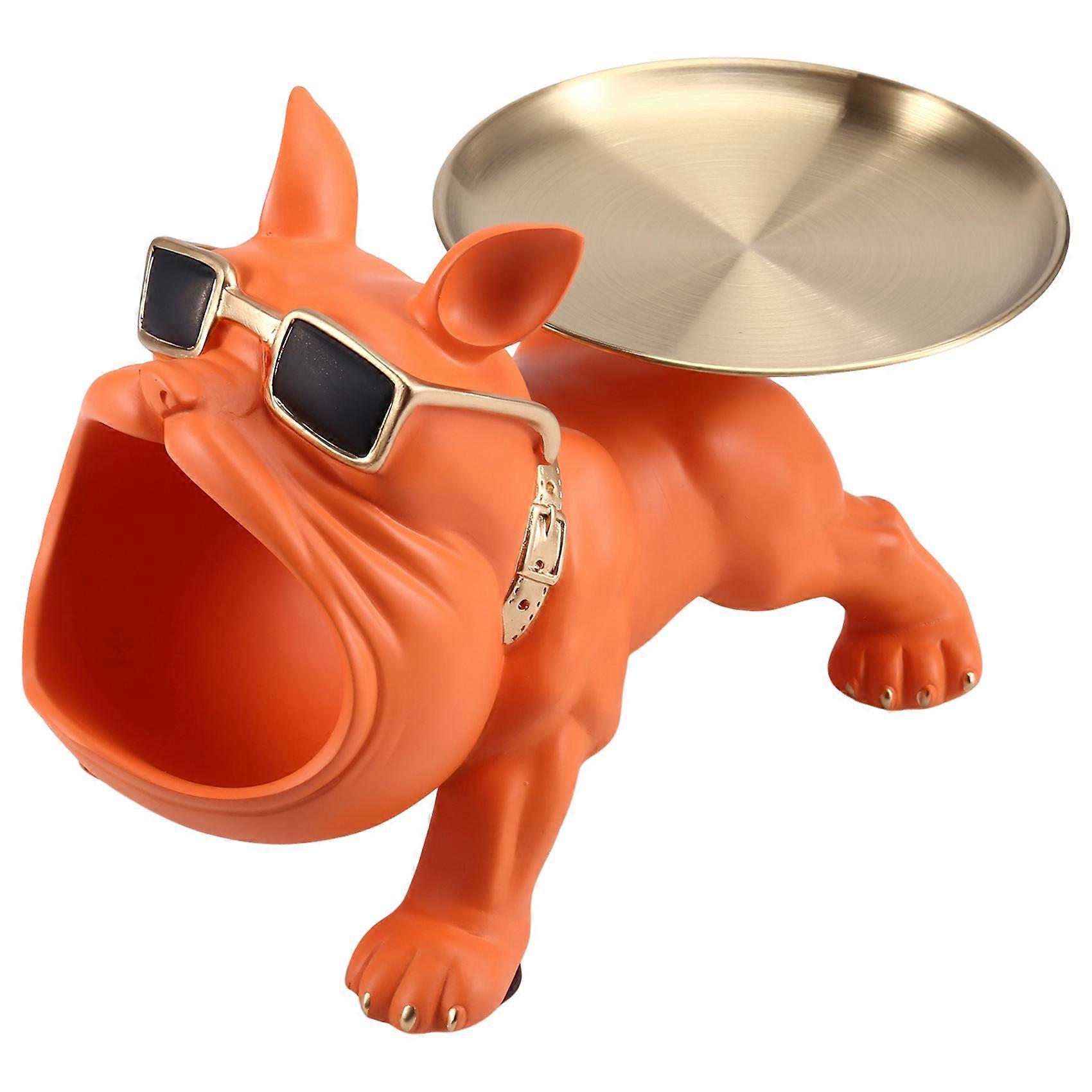 Bulldog Storage Ornaments, Door Key Tray, Candy Tray, Nordic Style, Home Decoration