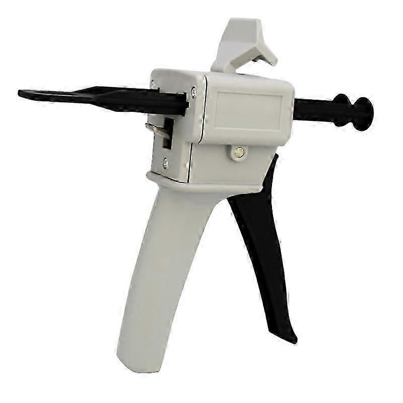50ml Glue Gun, Epoxy Resin Gun, Impression Mixing Dispensing Gun Handle Adhesive Mixed Manual Two-Component for 1: 1/1: 2 AB Plastic Tube