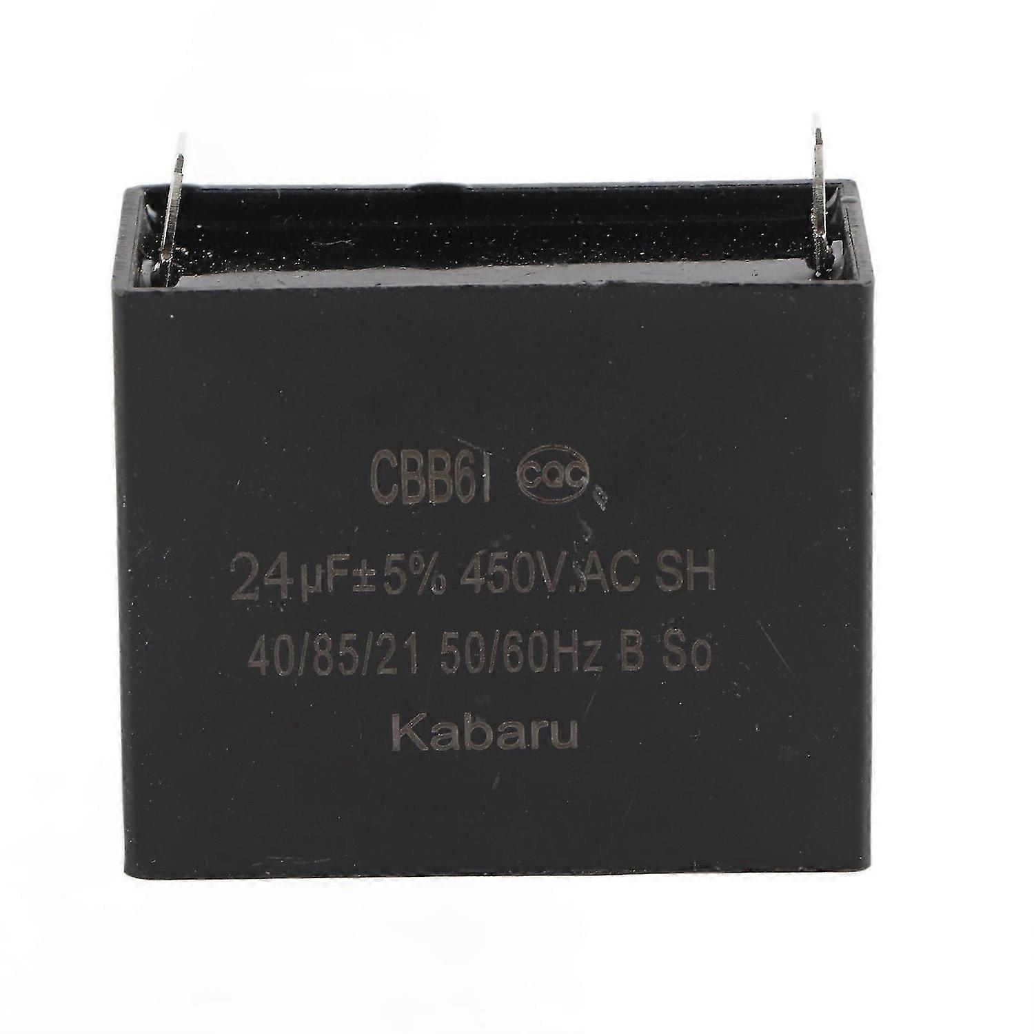 CBB61 Starting Capacitor Generator 450V AC 24uF 50/60Hz for 400/350/300/250VAC UL/RU Listed