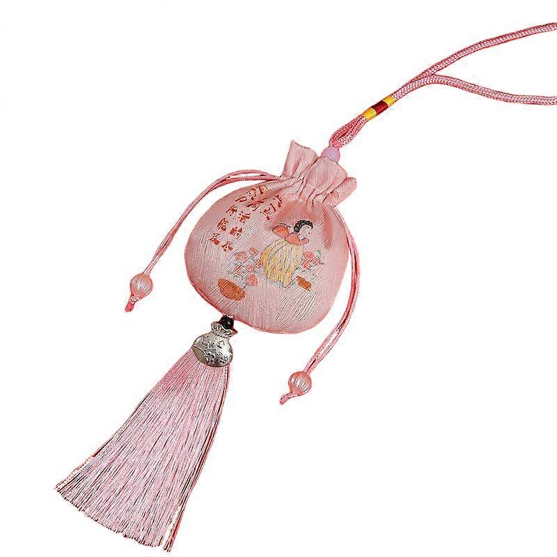 Empty sachet bags, printed with patterns of Tang Dynasty concubines, made of brocade, 8*9cm, perfect for gifting
