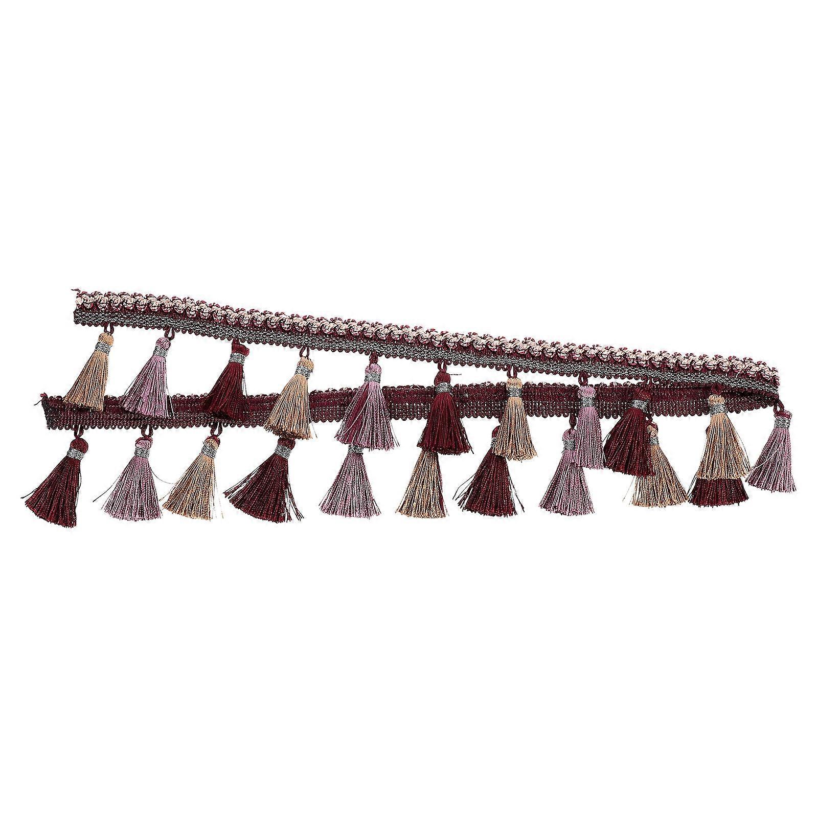 Curtain Fringe Trim Home Polyester Sewing Decoration Ribbon for