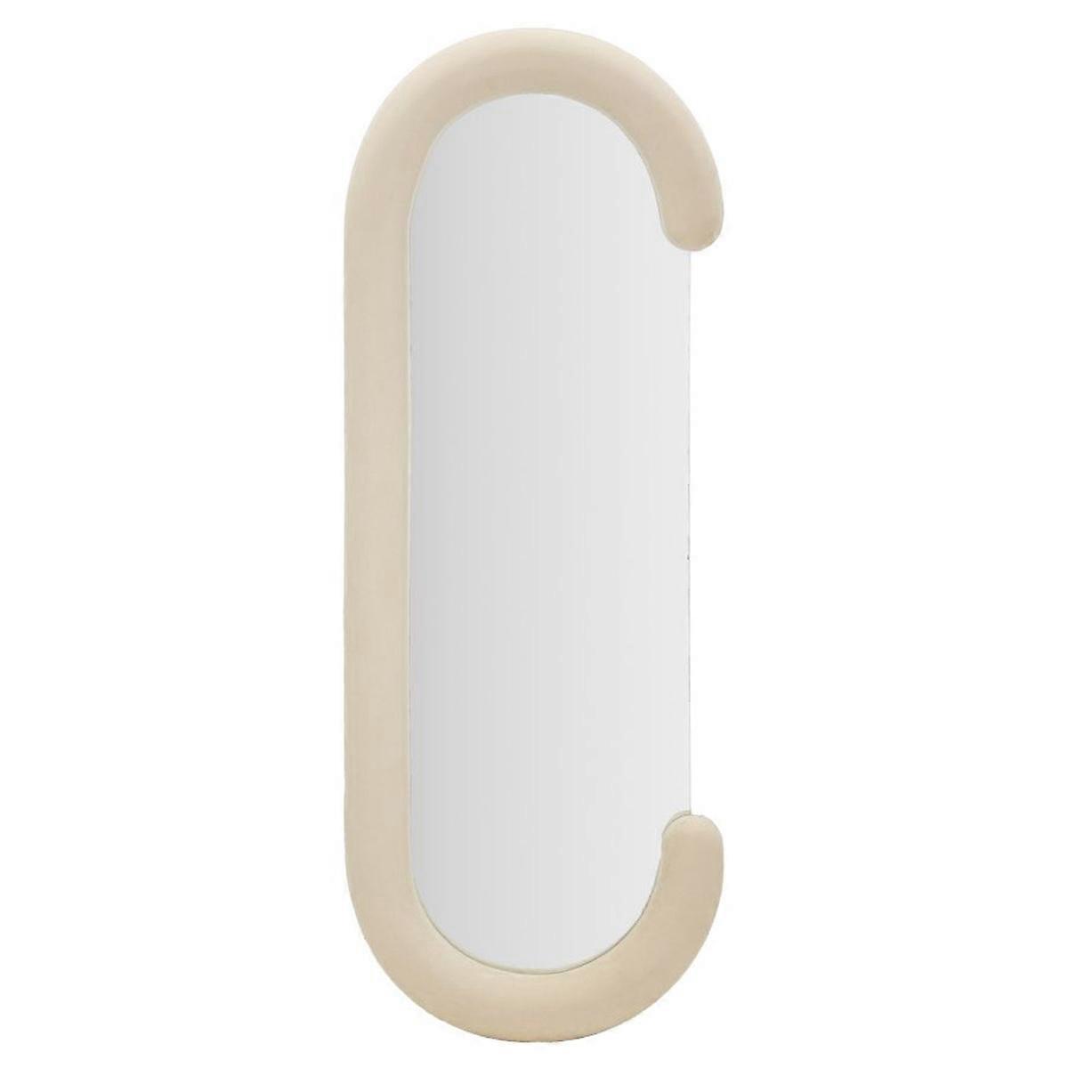 Specchio con Cornice Ecci, Beige, MDF, 60x7x160 cm