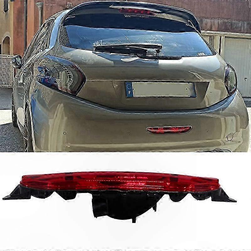 Rear Bumper Reflector Housing for 208 2012-2020 Taillight Fog Light Assembly Shell Replacement