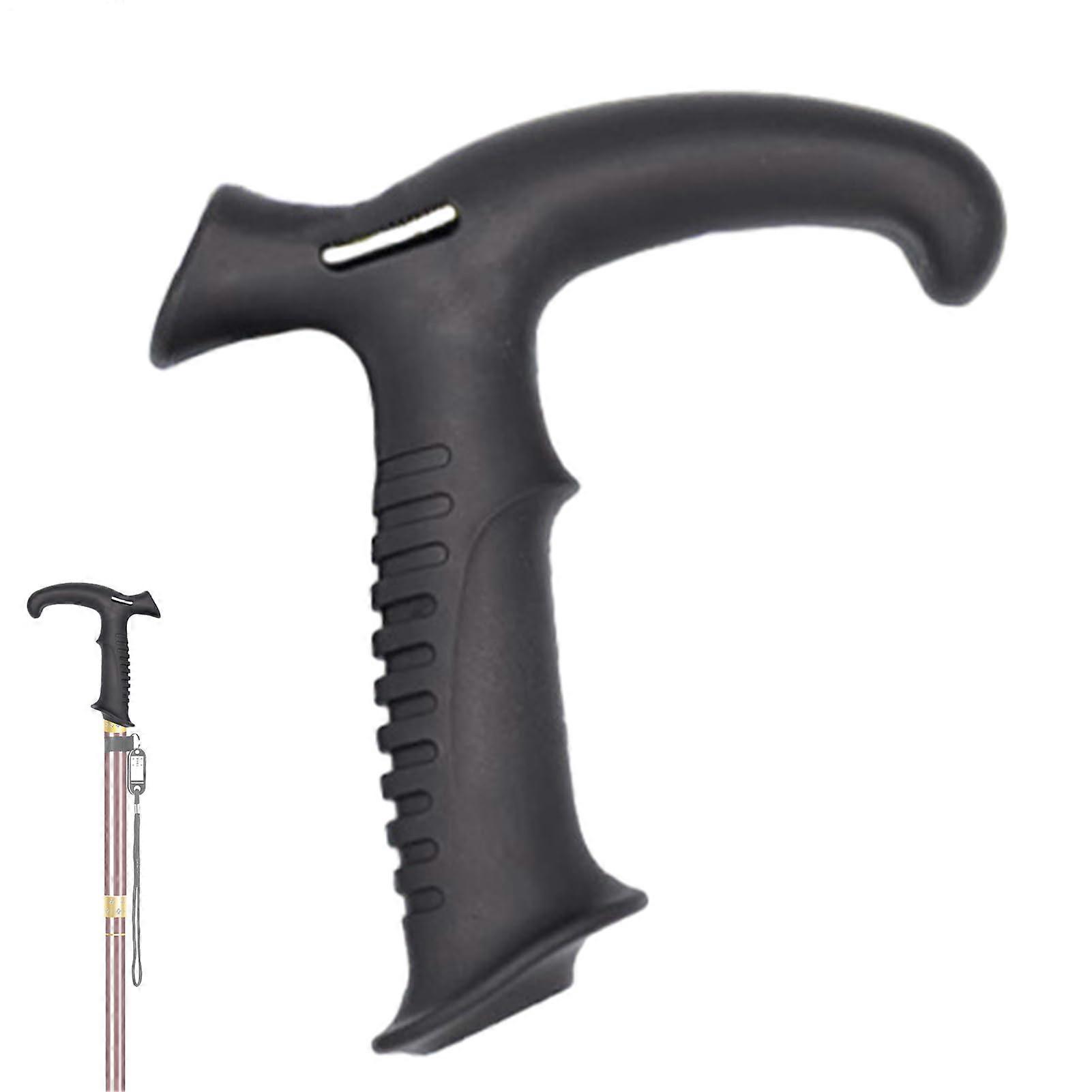 Cane Handle Grip, Trekking Rod Adapter, Hiking Pole Support, Lightweight Handle Replacement, Durable Walking Stick Grip