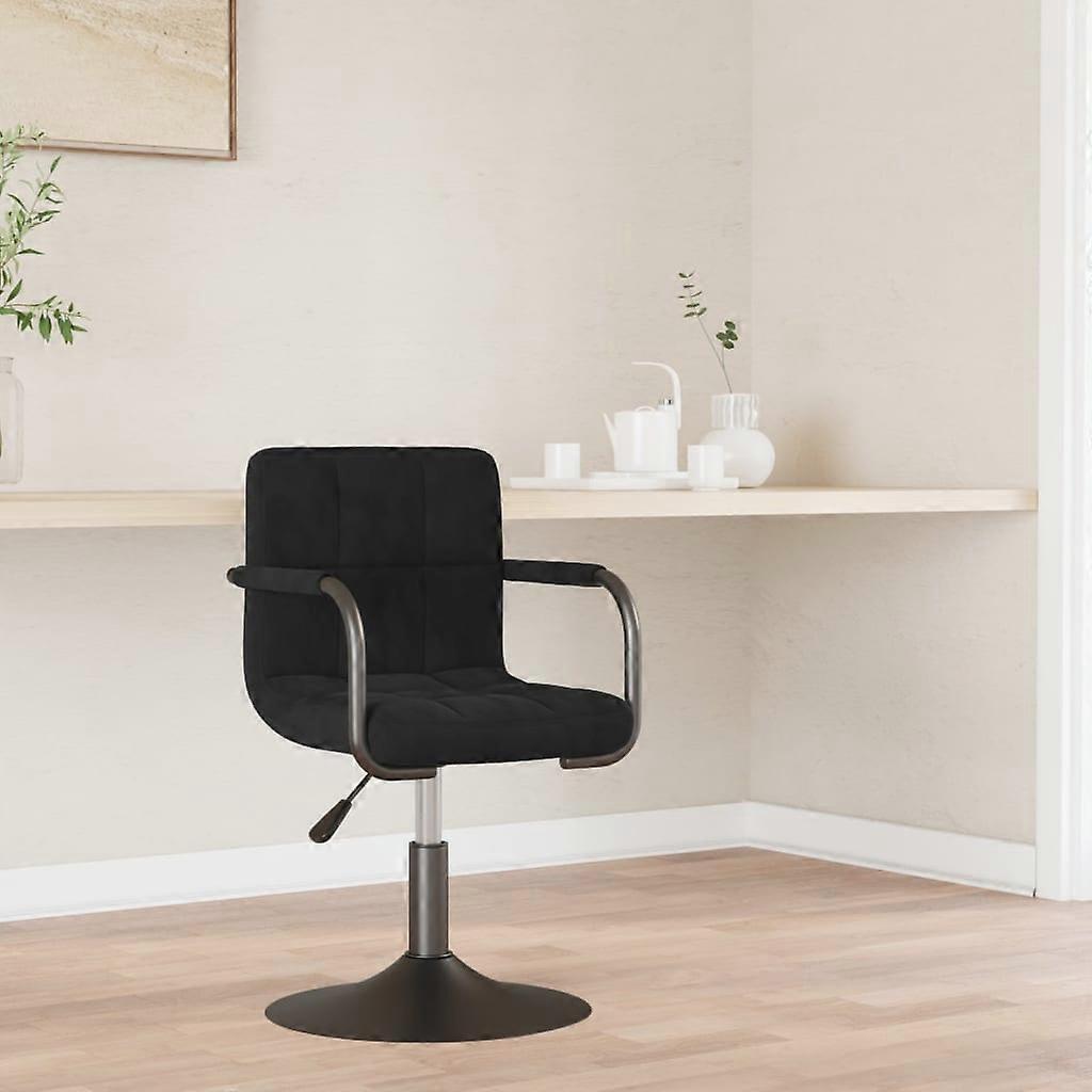 Barhocker Schwarz Samt