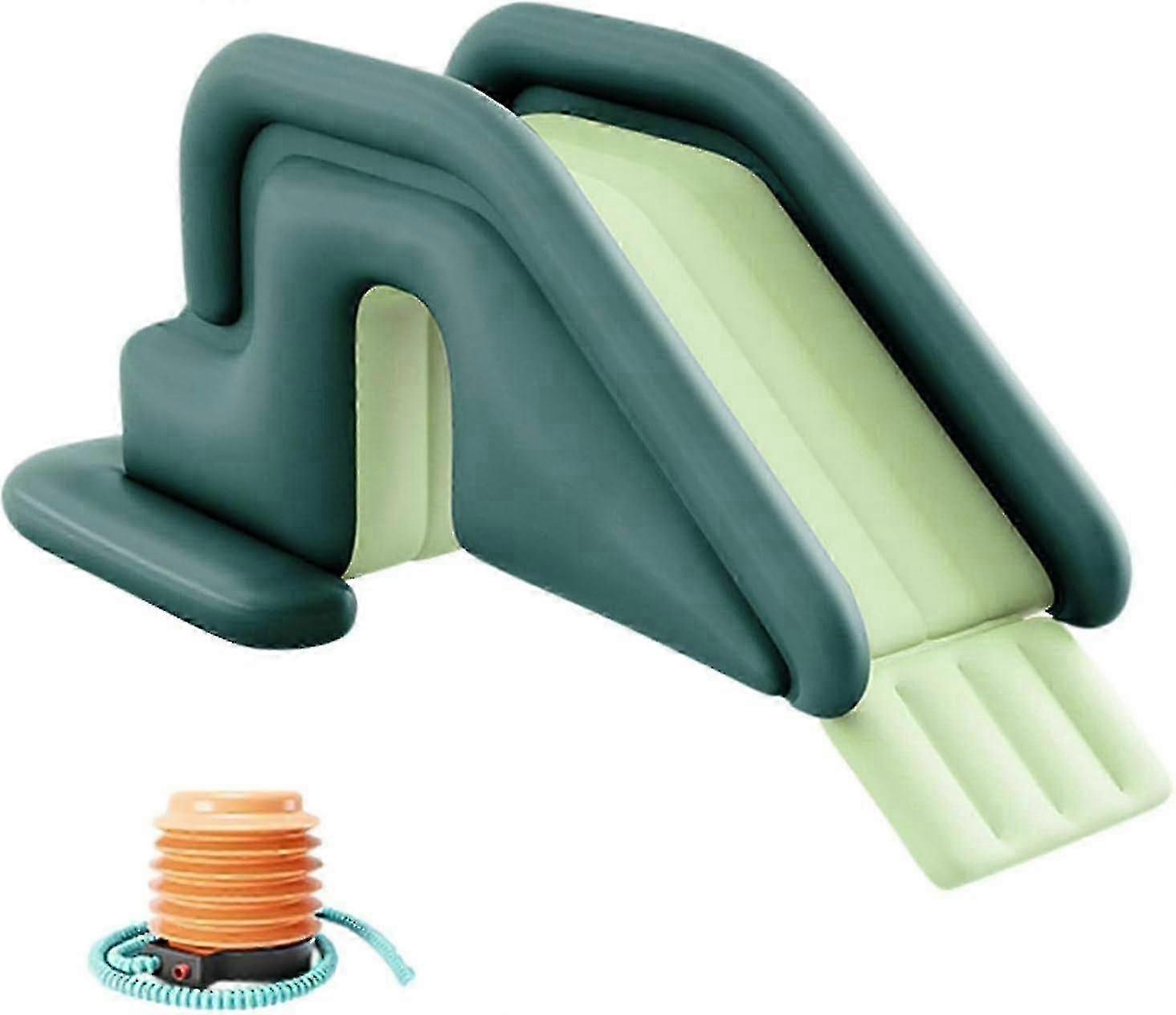 Tilt-Proof Above Ground Pool Slide with Inflatable Sides - Fun Addition for UK Outdoor Water Parks