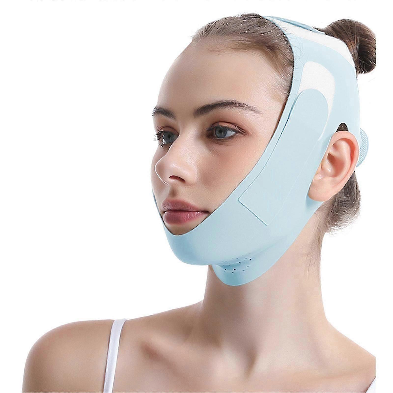 Reusable Face Slimming Strap,V Line Lifting Mask Double Chin Reducer,Chin Up Patches,Face Lift Tape V Shape Face Belt