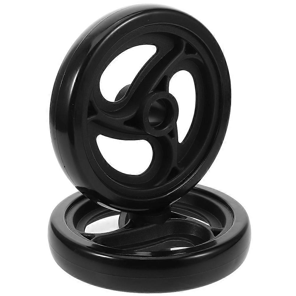 Shopping Cart Casters 2Pcs Universal Wheel Replacement for Smooth Maneuvering