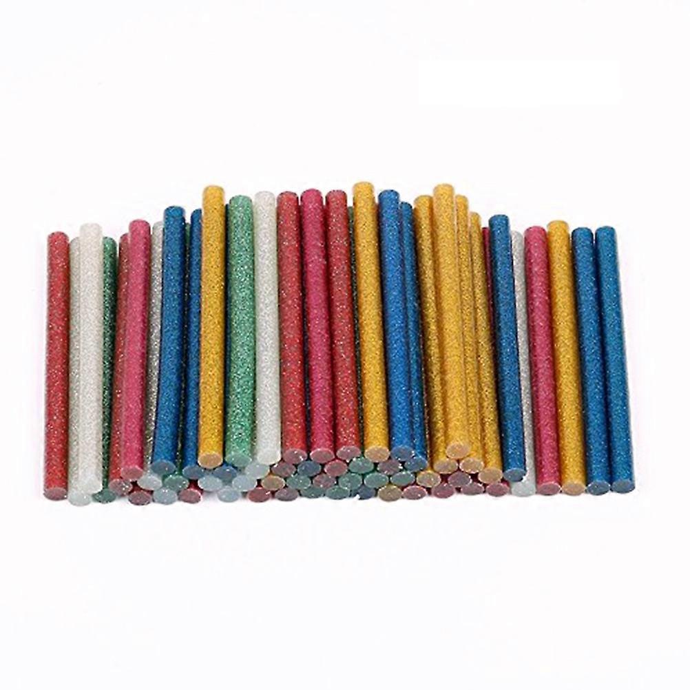 Color Glue Sticks Flashing Glue Sticks for Repairing 100Pcs Assorted Color
