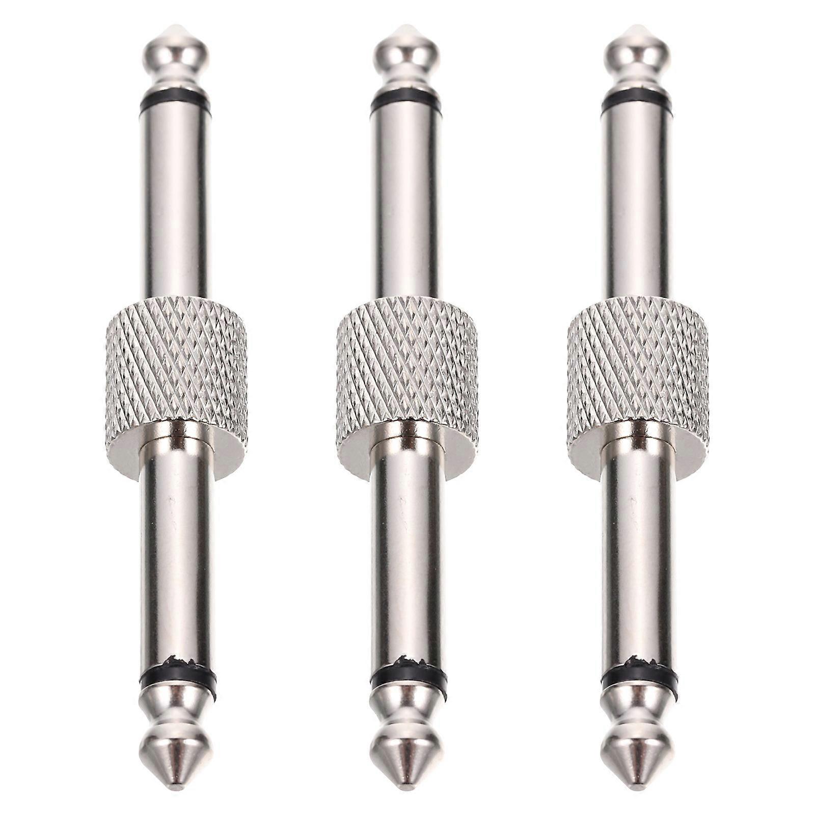 Audio Connector Effect Pedal Audio Coupler for Guitar 3Pcs Strong Signal Connector