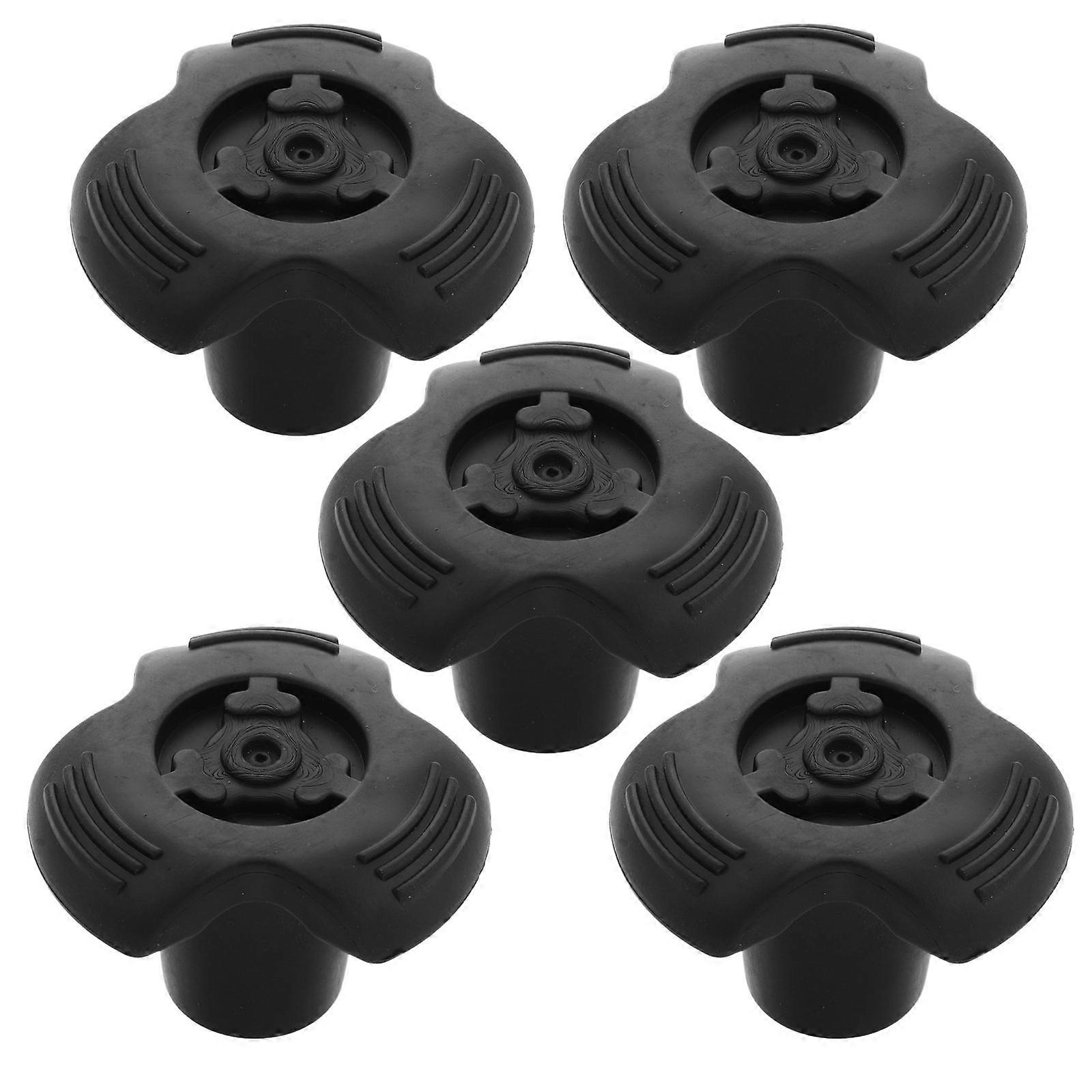 Hiking Pole Protector Rubber Tips Replacement for Walking Sticks 10Pcs