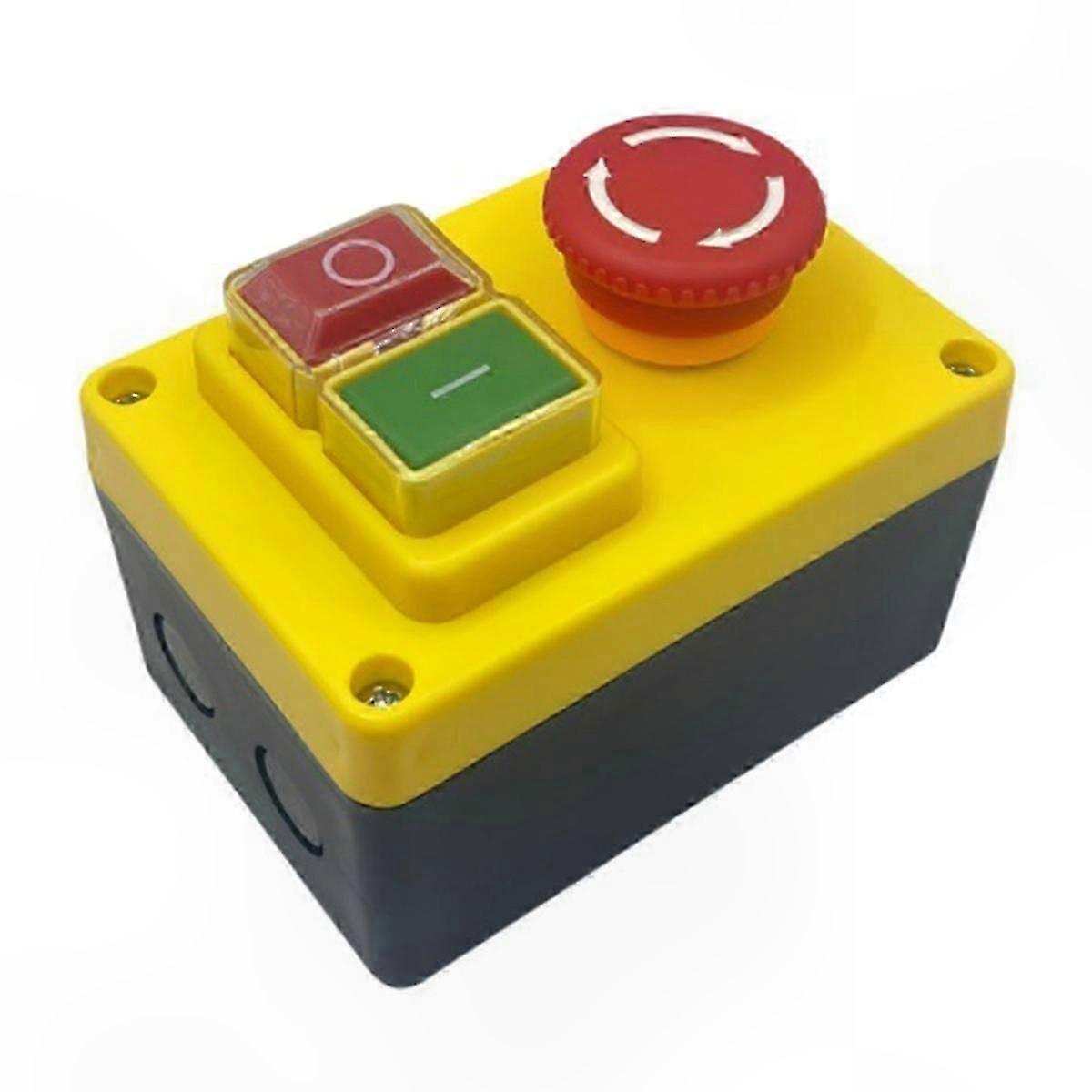 250V 16A Emergency Stop Push Button Switch for Electric Tools & Machinery