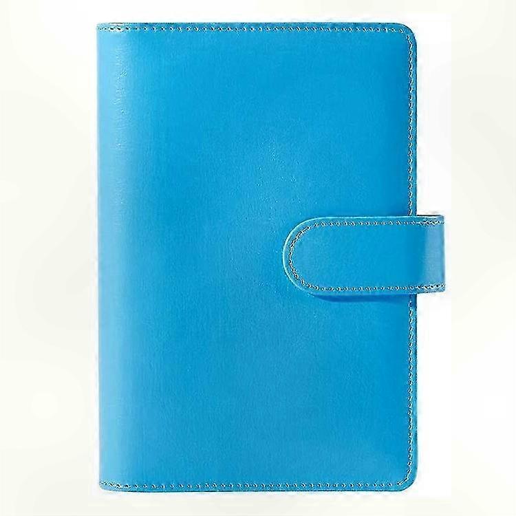 Compact A6 Paper & File Folder - Durable PU Leather Document Organizer