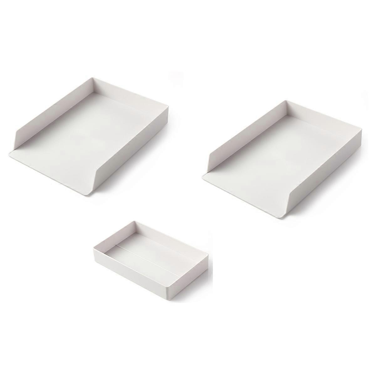 Stackable Storage Box Desktop Shelf Tray Storage Box Tray