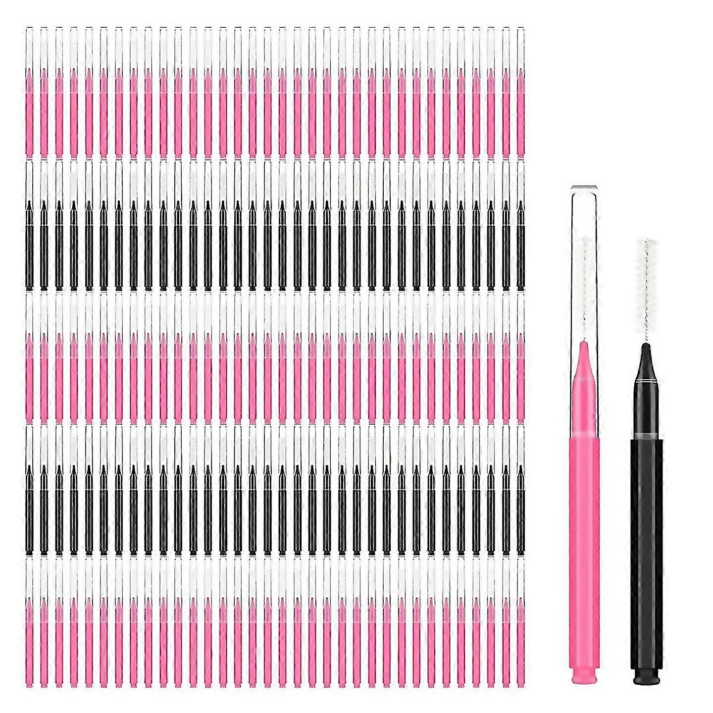 For 150 Pieces Mini Eyebrow Brush With Cap Brow Lamination Brush