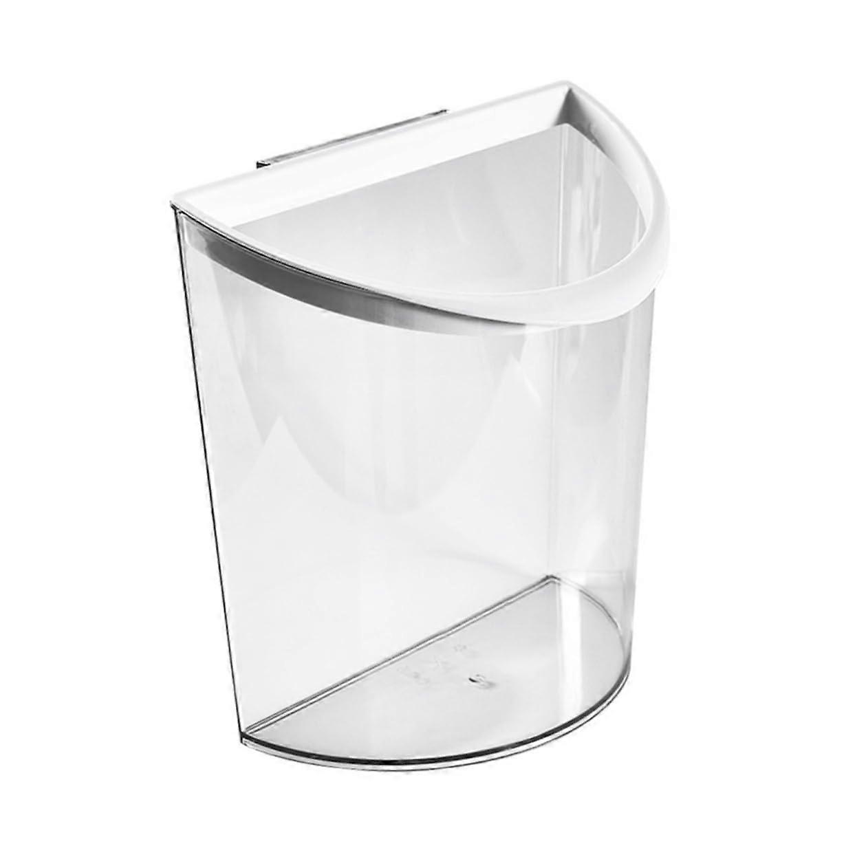 Back-Mounted Trash Bin for Kitchen - U-Shaped Design, No Drill Installation, Cabinet Storage, Easy Garbage Organization
