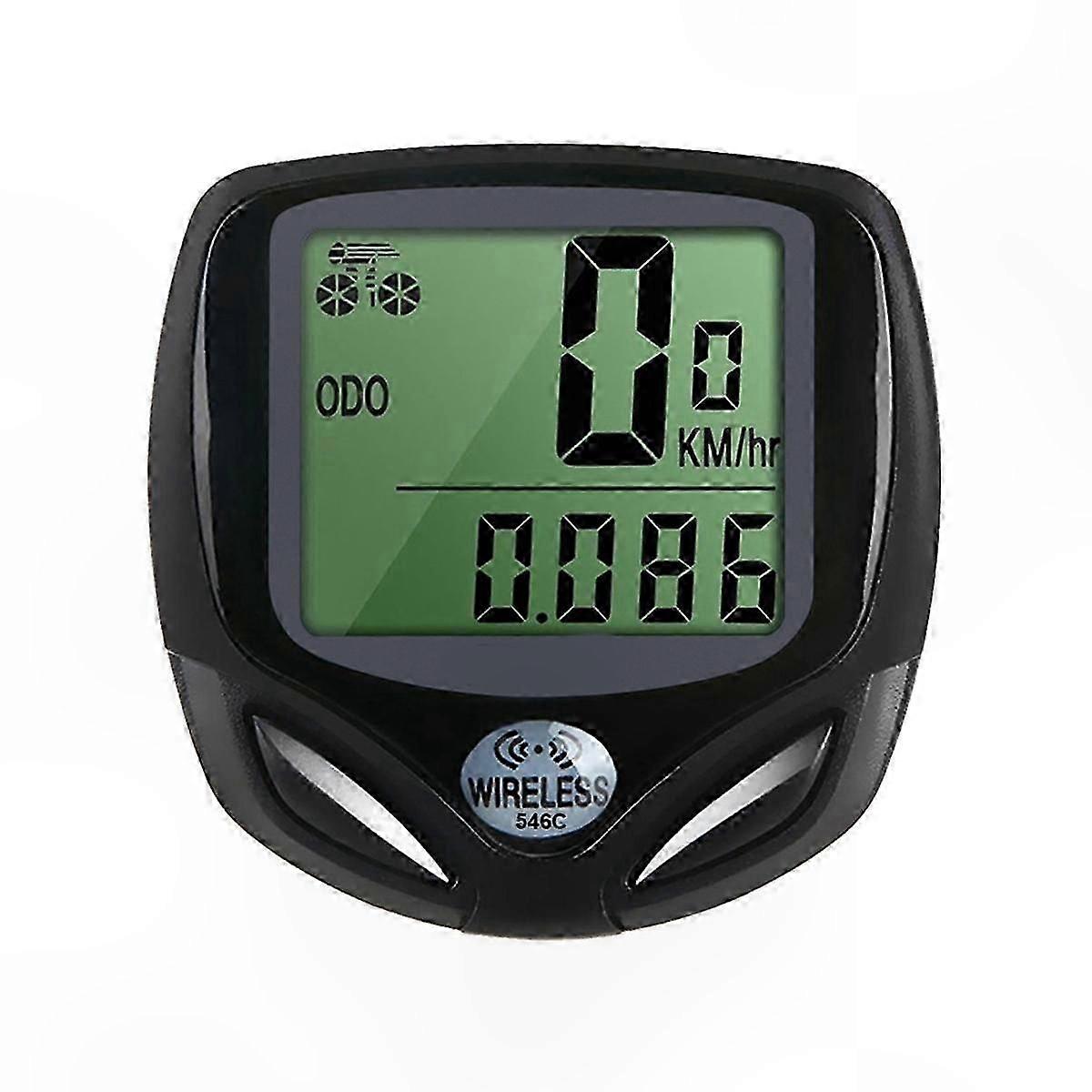 Wireless Waterproof Bike Speed Sensor with Digital Odometer and Multifunction Display for Cycling