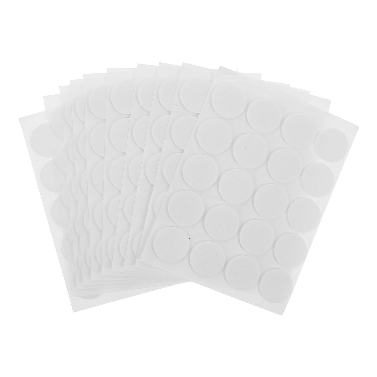 Double Sided Adhesive Wick Stickers for Candle Wicks DIY 50Pcs White