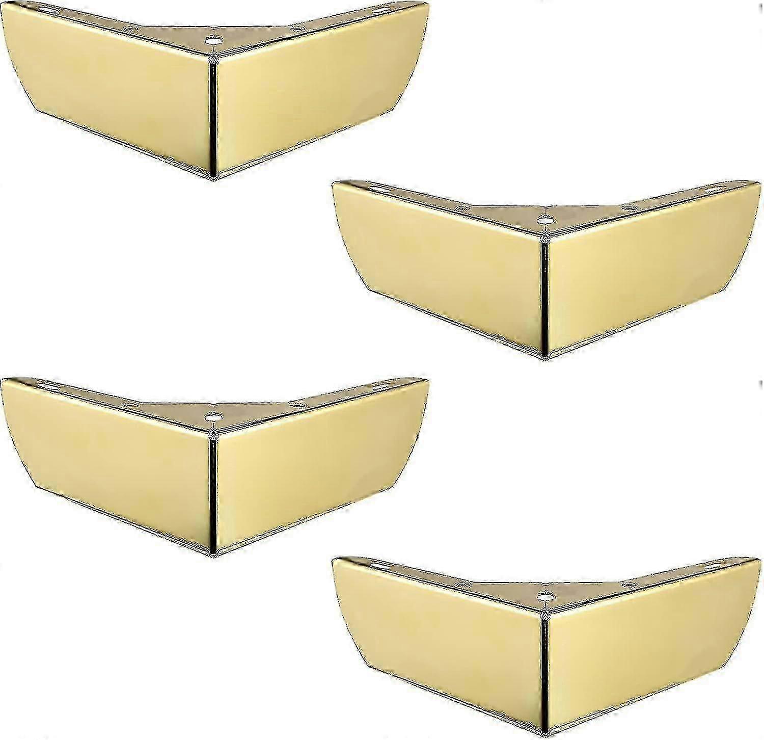 DIY Mutfak Mobilyaları Ayakları 50mm Sehpa Dolapları Için Ayaklar Yatak Kanepe Güçlü Altın Metal Masa Sandalyesi Bacak Sessiz Kaymaz 4'lü Set 13treize