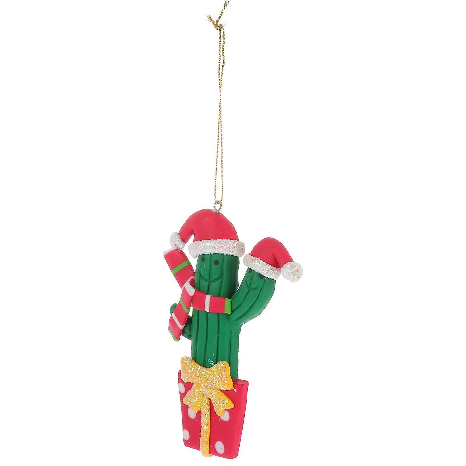 Holiday Decor Christmas Scene Ornament For Indoor Spaces In Compact Design Made Of PVC 2Pcs