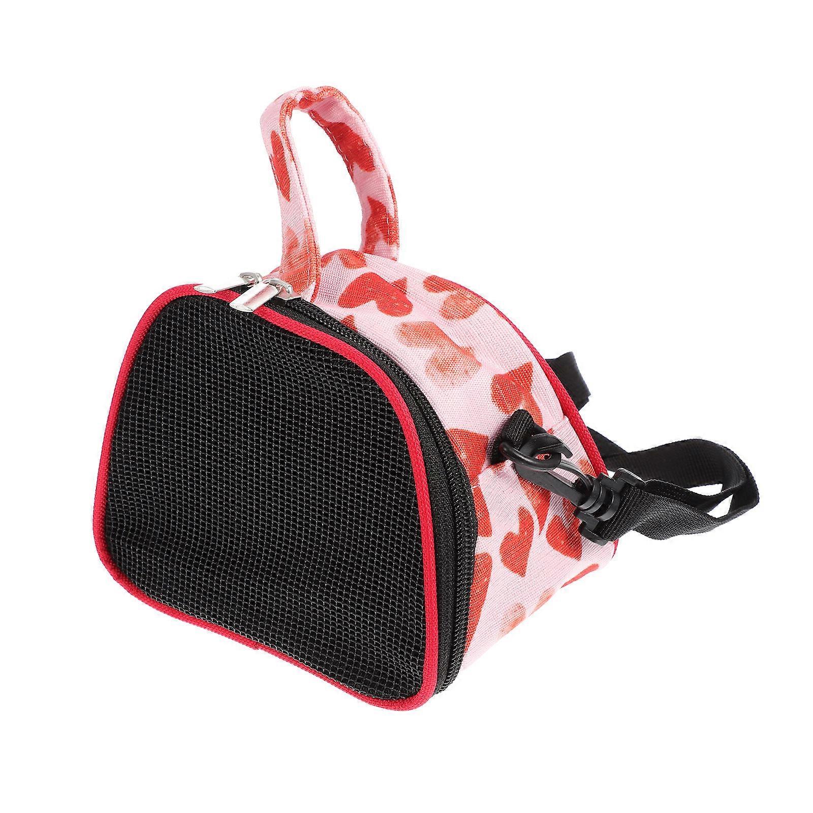 Portable Hamster Travel Bag With Mesh Air Circulation Feature Designed For Traveling With Small Pets 5Pcs